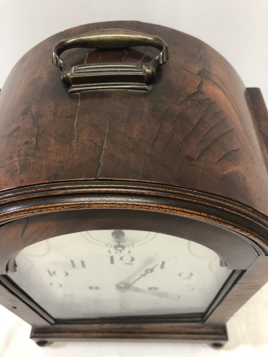 A double fusée mahogany bracket clock. Harvie of Totnes. Circa 1800. 43cms h. - Image 2 of 11