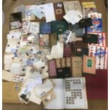 A large collection of stamps, Victorian to mid 20thC, franked envelopes, loose stamps British and