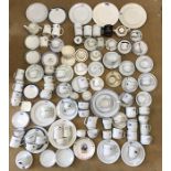 A very large collection of shipping line, cruiseliner pottery tableware, teacup & saucers, trios and
