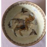 A Wedgwood Butterfly lustre bowl designed by Daisy Makeig-Jones, 13.5cms d. Condition ReportHairline