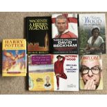 Assorted signed hardback books to include David Beckham, Michael Haseltine, Valerie Wood, Neil Boyd,