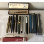 Pens including Parker, Conway Stewart, Waterman etc.