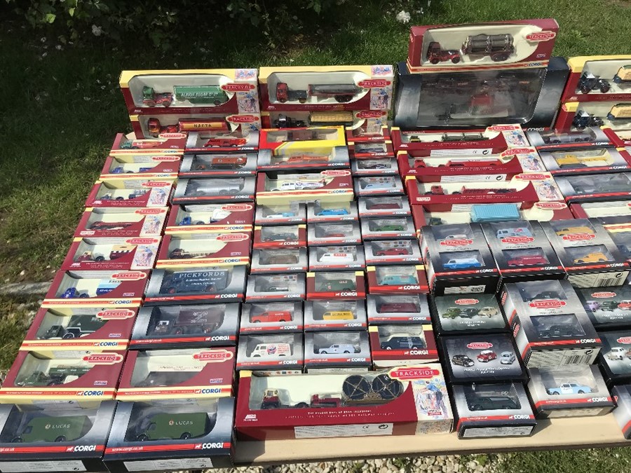 Large selection of Corgi Trackside diecast vehicles, mint and boxed, assorted goods vehicles, vans - Image 3 of 3