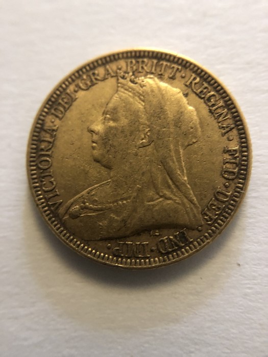 A gold sovereign 1893. - Image 2 of 2