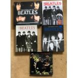 Selection of Beatles hardback books, photographic history, Treasures of the Beatles Unseen Archives,