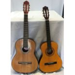 Jose Ferrer El Primo Spanish guitar, model number 079068 and an Encore, model ENC34 three quarter
