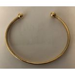 A 9ct gold bracelet. 3.4gms approx.