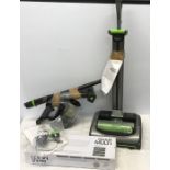 GTech Multi MK2 22V vacuum cleaner with multi car kit, instructions and adapter together with a