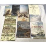 Ten assorted Christies South Kensington Auction programmes, Maritime, Cartography, Manuscripts and