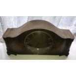 A chiming mantle clock to play either Westminster charms or Whittington. 46 w x 23cms h.