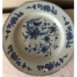 A 19thC Delft plate. 30.5ms d.