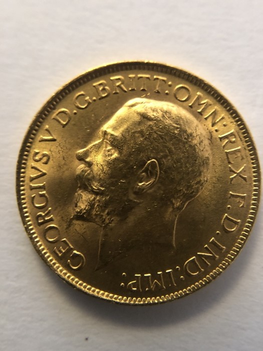 A 1927 gold sovereign. - Image 2 of 2