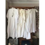 Three vintage nightgowns + 1 Christening gown. Condition ReportAll good condition but one has