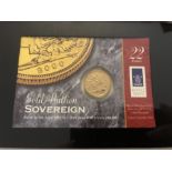Elizabeth II 2000 gold full sovereign in presentation pack.