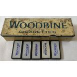 Woodbine cigarettes tin of dominoes.Condition ReportSome surface wear to tin, some scratching.
