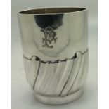 Silver mug, London 1898. William Hutton and Sons Ltd. 136.5gms.