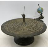 Victorian Parkes and Hadley's Patent Orrery to illustrate the motion between the moon and earth, top