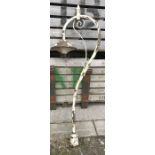 Vintage cast iron street lamp. 168cms h.