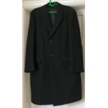 A gentleman's wool coat, size 38.