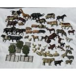 J Hill and Co and Britains diecast lead farm animals. Condition ReportPlayworn, some with missing