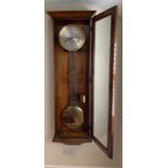 Lepaute Horl.du Roi. c1850. Month duration timepiece. Vienna style walnut wall clock, single train
