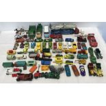 Matchbox, Lesney and Corgi diecast vehicles collection. approx 62 models.Condition ReportPlay-worn