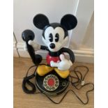 Mickey Mouse Disney telephone.Condition ReportTelephone in working order.