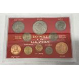 British mint pre decimal coin set in a case, Farewell to the £. S. D system.