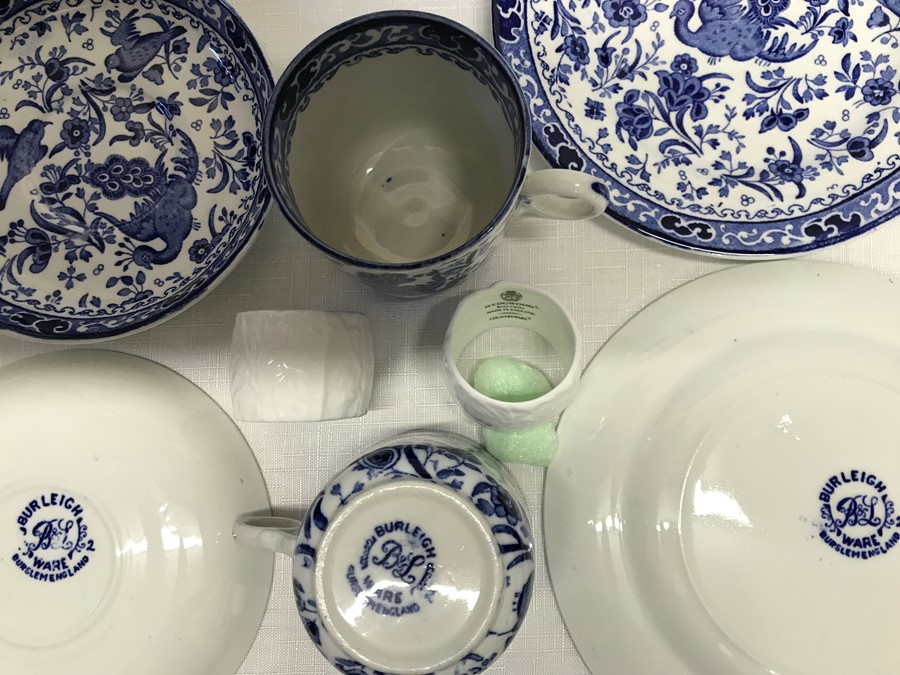 A collection of Burleigh pottery to include six plates 18cm, six cup and saucers, bowl 14cm, milk - Image 3 of 4
