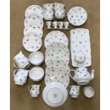 Villeroy and Boch Petite Fleur pattern tea and dinner ware. 33 pieces, very good condition.