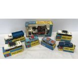 Corgi diecast scale model cars and trucks with boxes, playworn and damaged boxes. Holmes Wrecker