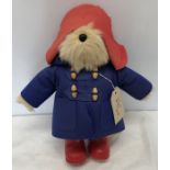 Paddington Bear soft toy. Gabrielle Designs Ltd. 39cms h.