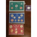 A MIXED LOT OF COINAGE, (i) & (ii) Elizabeth II 1967 set, (iii) Coinage of Ireland 1967 set (iv) A