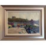 NORMAN TEELING, (IRISH B.1954) “HOWTH HARBOUR”, oil on board, signed lower left, Cambridge Fine