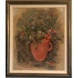 STELLA STEYN, (IRISH 1907 – 1987) “STILL LIFE FLOWERS”, oil on canvas, Thomson Roddick and Medcalf
