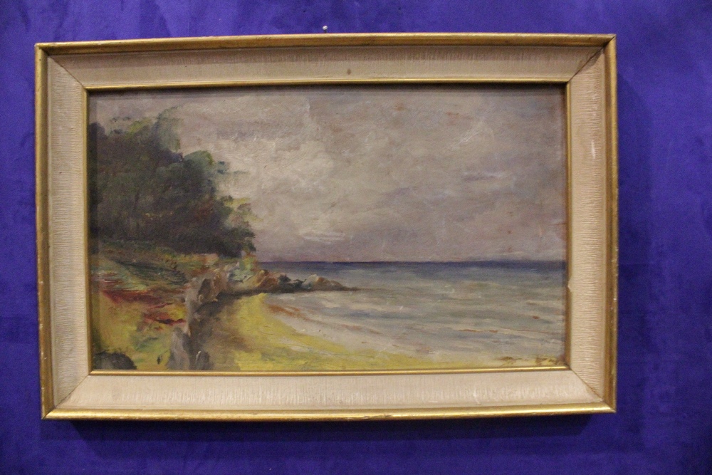 20TH CENTURY IRISH LANDSCAPE, oil on board, unsigned, 20" x 12" approx board, 23" x 15" approx