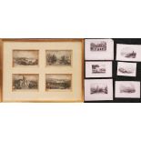 A COLLECTION OF IRISH INTEREST PRINTS, some framed, some not, includes (i) Bantry House Cork, (ii)