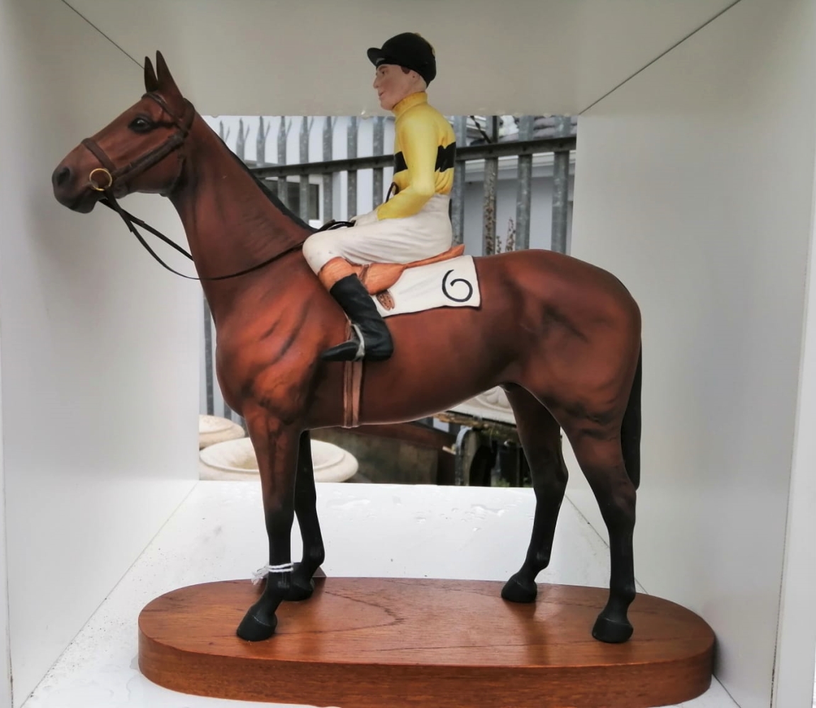 A BESWICK ORNAMENT OF PAT TAAFFE ON ARKLE, Patrick ‘Pat’ Taaffe (Irish Dublin 1930 – 1992) was an