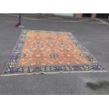 AN ANTIQUE PERSIAN ‘TABRIZ’ FLOOR RUG, circa 1920s, hand knotted by a master weaver from Khoy, in