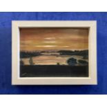 TERRY DELANEY, "REENDONEGAN LAKE BANTRY", oil on canvas, signed lower right, inscribed and dated