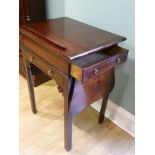 A RARE & UNUSUAL GEORGE III MAHOGANY ARTIST’S / ARCHITECTS DRAFTING TABLE, with an adjustable