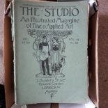 BOOK / MAGAZINE LOT: The Studio Magazine, twenty nine issues published between 1898 and 1907, many