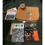 A MIXED LOT TO INCLUDE A COLLECTION OF RECORDS FEATURING LIMITED EDITION GLEN MILLER, ALONG WITH A