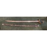 A 19TH CENTURY GERMAN SWORD by Weyersberg, Kirschbaum & Co., Solingen, c.1887, blade length 92cm,