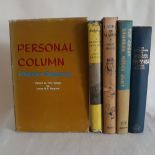 A BOOK LOT: BELGRAVE, (SIR) CHARLES, PERSONAL COLUMN, 2ND EDITITON, hb, scarce; Stewart, Desmond,