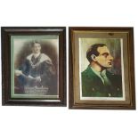TWO FRAMED POSTER PRINTS, (I) Terence MacSwiney, 39.5cm x 49.5cm approx frame (ii) Pádraig Mac