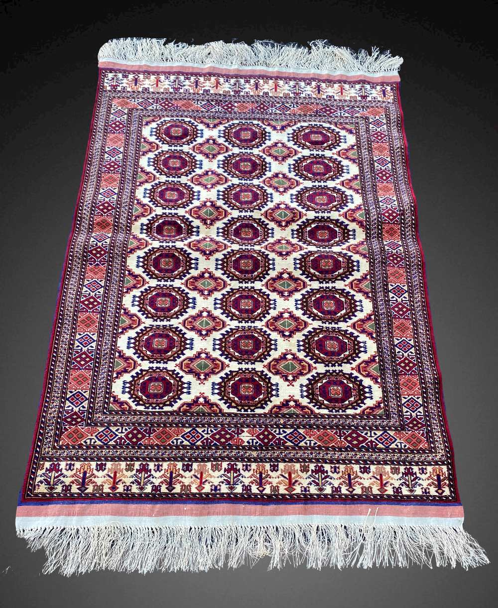 A FINE AFGHAN SAROUK RUG, Herat Province, Afghanistan, intricately hand knotted and woven over six