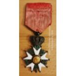 A LEGION D’HONNEUR MEDAL, awarded during the restoration of the Bourbon Monarchy period.