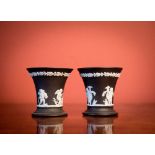 A PAIR OF WEDGWOOD VASES, c.1930, 3.5 in high