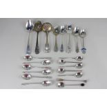 A George III Irish silver fiddle thread and shell pattern sifter spoon maker William Law, Dublin,